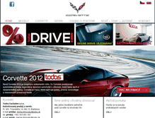 Tablet Screenshot of corvette-bratislava.sk